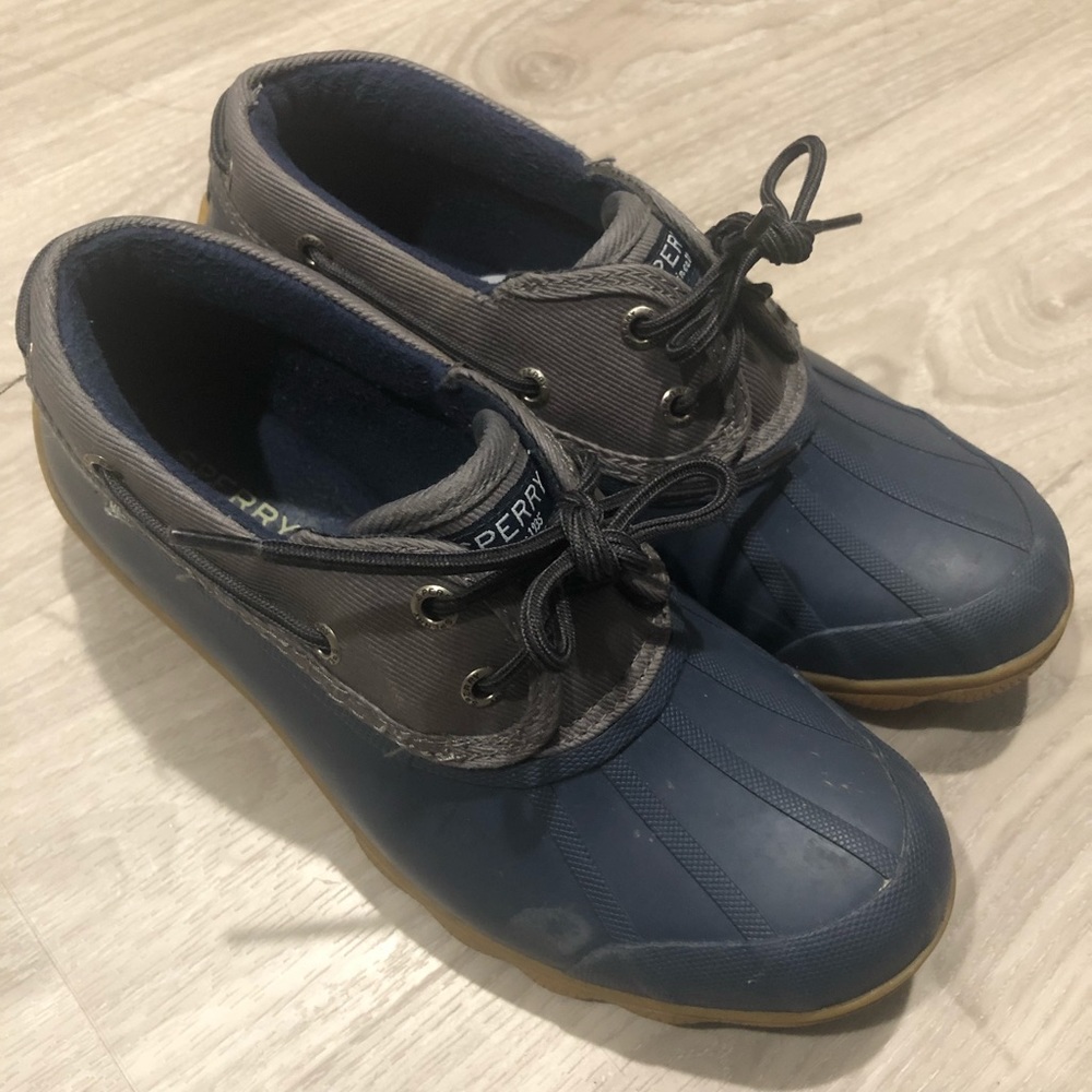 Sperry duck short rain boots